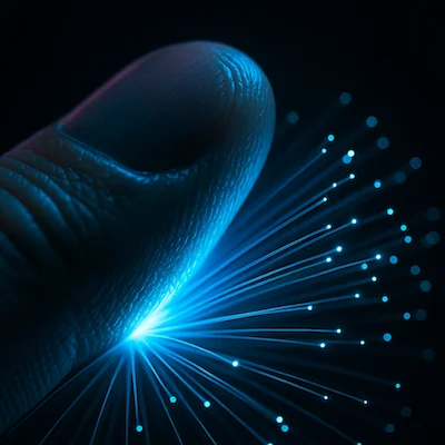 Macro photograph evoking research and innovation